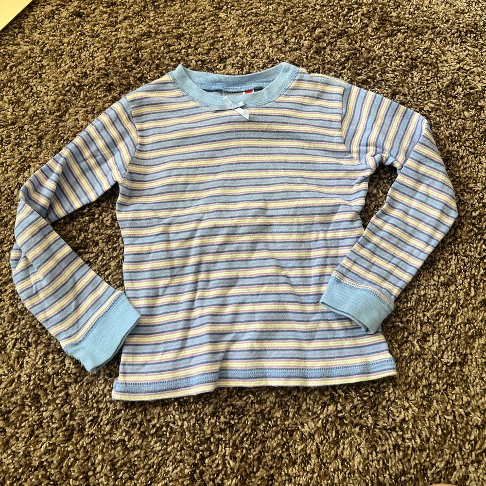 Striped long sleeve tee